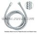 stainless steel double-fastening elastic shower hose